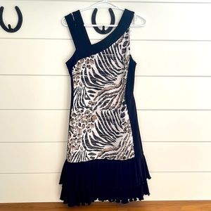 JOSEPH RIBKOFF animal print dress.